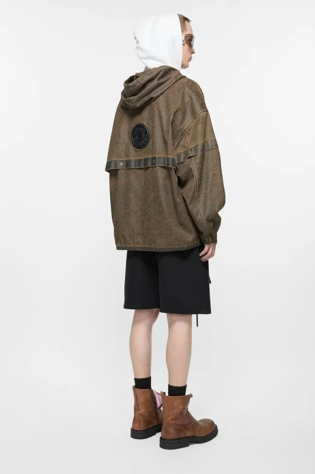 Acne Studios Fleece Shorts Black Man Shorts