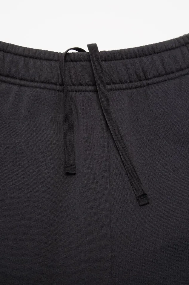 Acne Studios Fleece Shorts Black Man Shorts