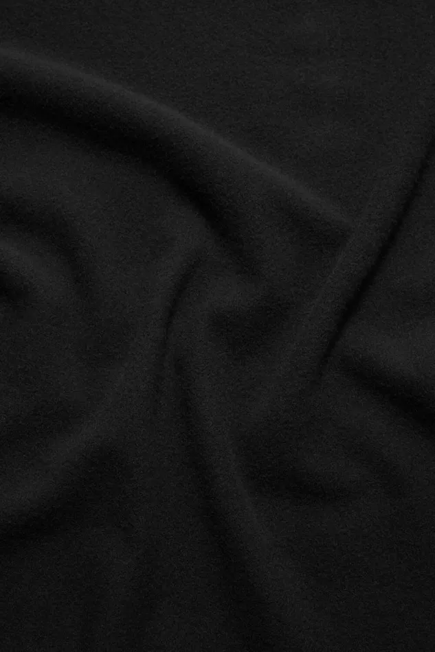 Acne Studios Fringe Wool Scarf Narrow Black Woman Scarves