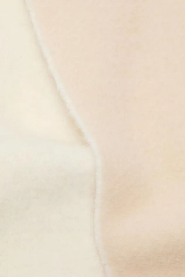 Acne Studios Fringed Scarf Logo Label Whitebeige Man Scarves