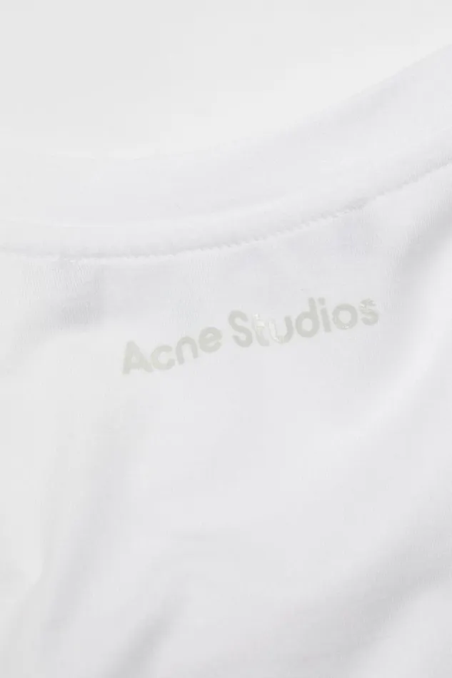 Acne Studios Jersey Tank Top Optic White Woman Tshirts