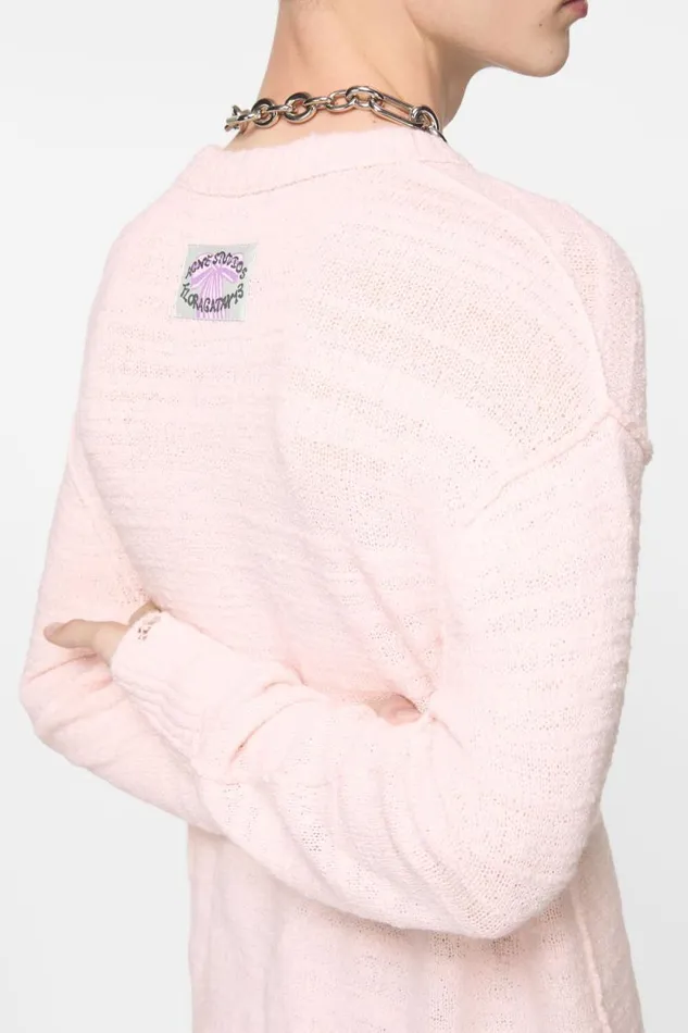 Acne Studios Knit Sweater Baby Pink Man Knitwear