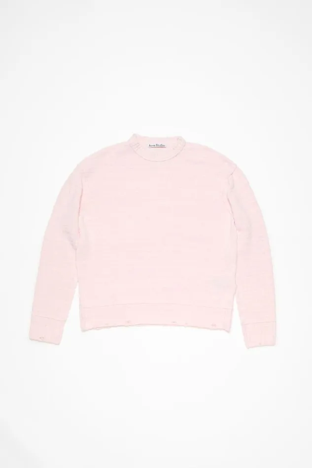 Acne Studios Knit Sweater Baby Pink Man Knitwear