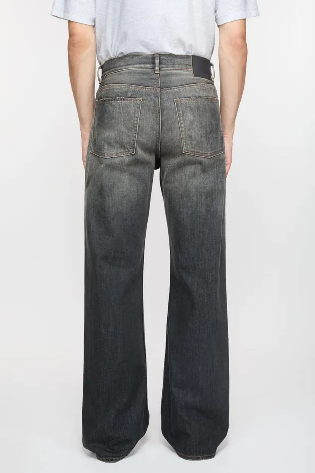 Acne Studios Loose Fit Jeans 8211 2021M Black Man Jeans