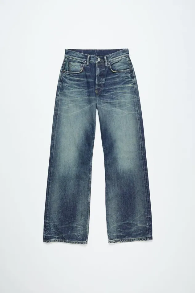 Acne Studios Loose Fit Jeans 8211 2021M Mid Blue Man Jeans