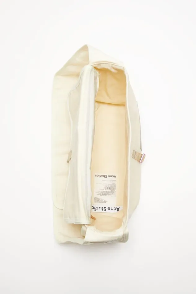 Acne Studios Messenger Bag Cream Beigebeige Man Bags