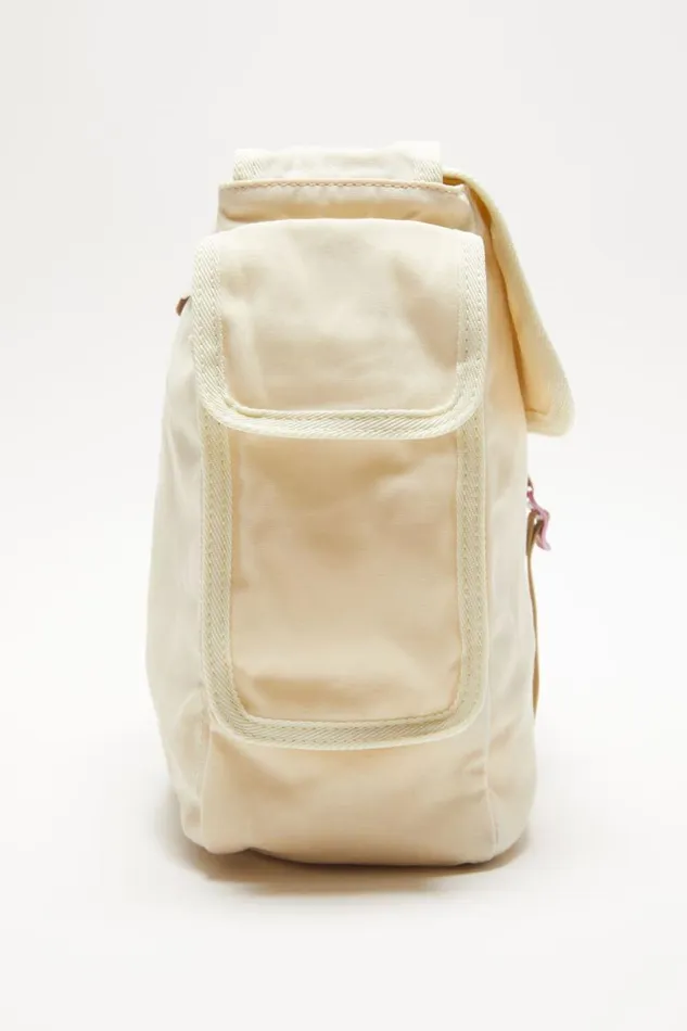 Acne Studios Messenger Bag Cream Beigebeige Man Bags