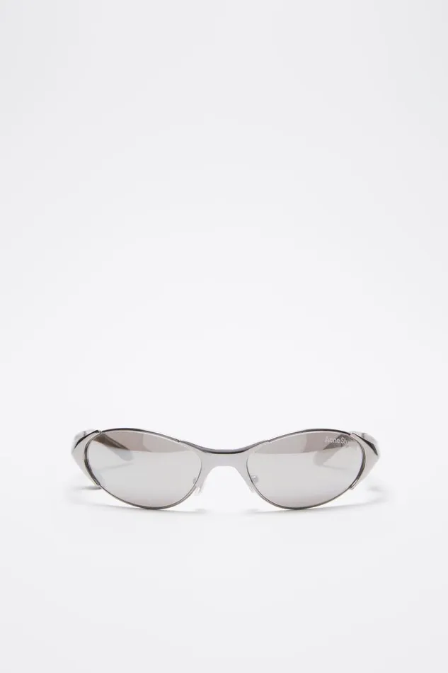 Acne Studios Metal Frame Charm Sunglasses Antique Silver Man Eyewear