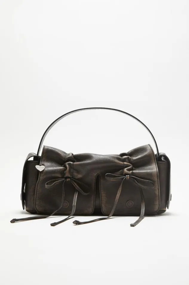 Acne Studios Multipocket Bag Dark Brownbeige Man Bags