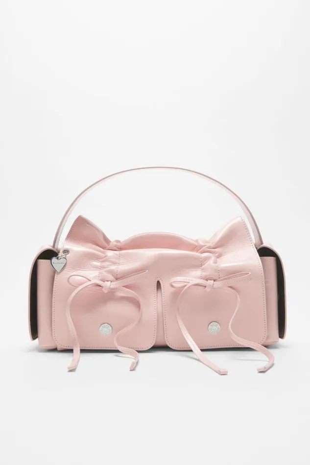 Acne Studios Multipocket Bag Powder Pink Woman Bags