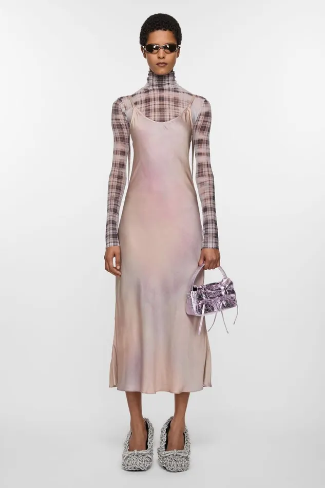 Acne Studios Multipocket Micro Bag Lavender Purple Woman Bags