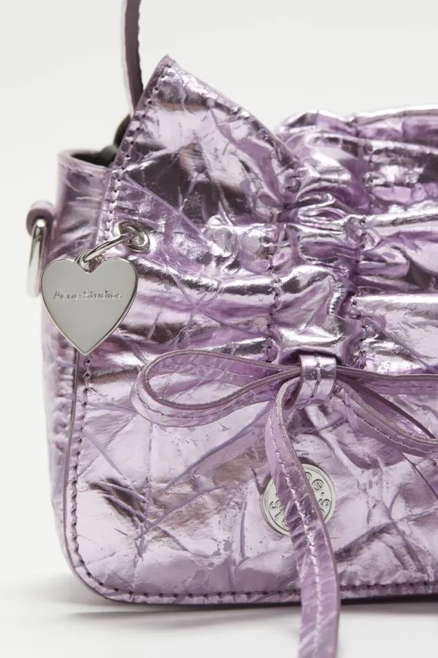 Acne Studios Multipocket Micro Bag Lavender Purple Woman Bags