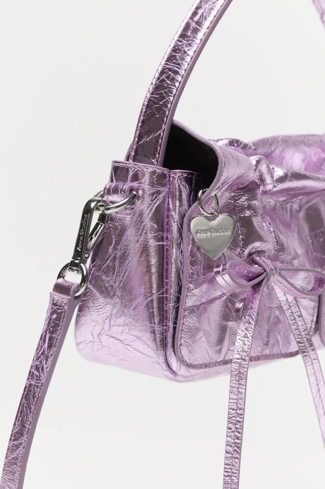 Acne Studios Multipocket Micro Bag Lavender Purple Woman Bags