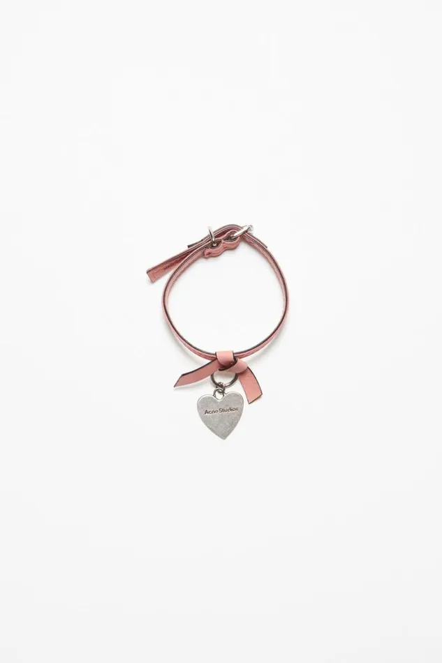 Acne Studios Musubi Charm Bracelet Salmon Pink Woman Jewellery