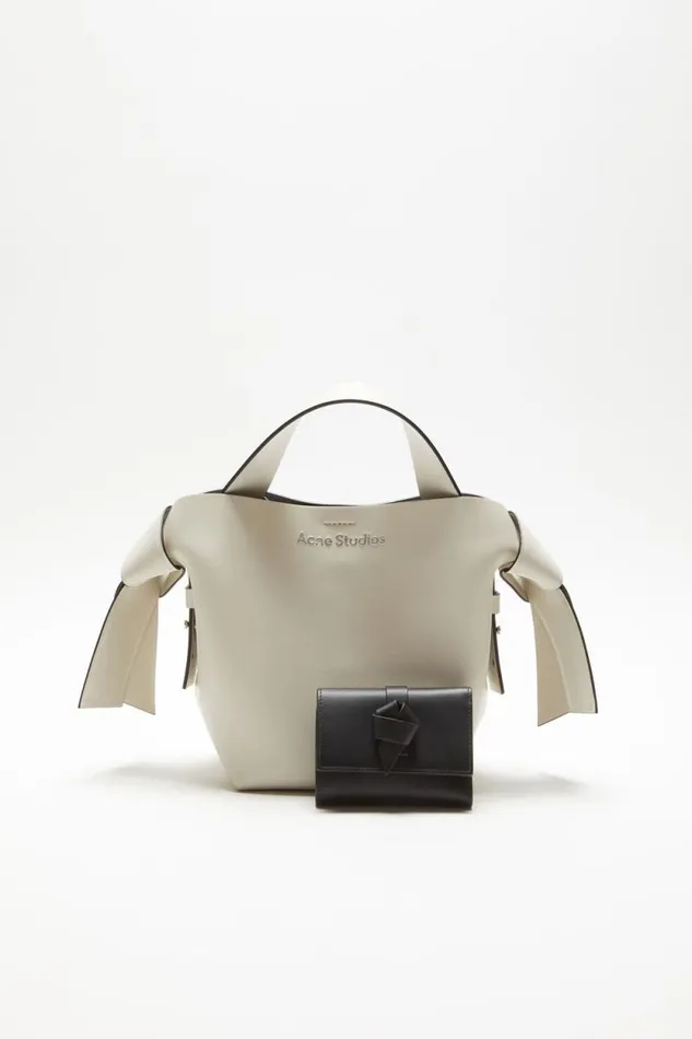Acne Studios Musubi Folded Wallet Black Man Bags
