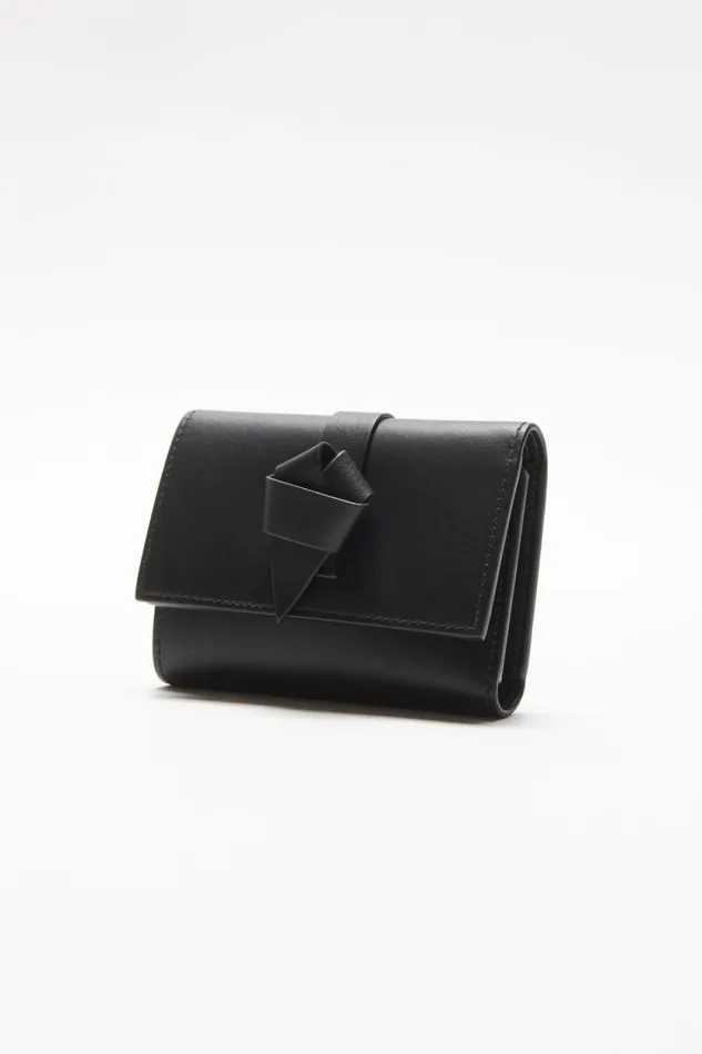 Acne Studios Musubi Folded Wallet Black Man Bags