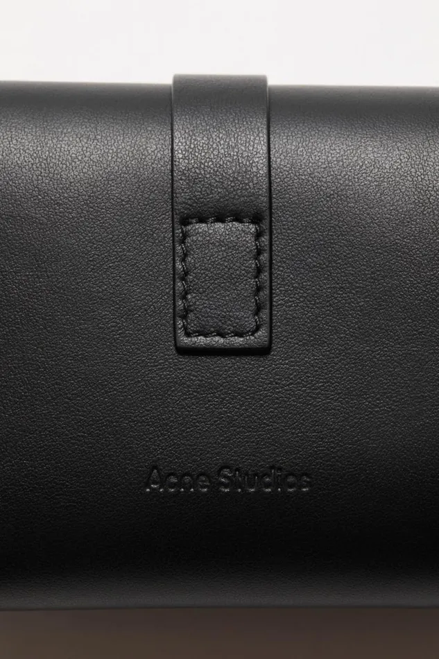 Acne Studios Musubi Folded Wallet Black Man Bags