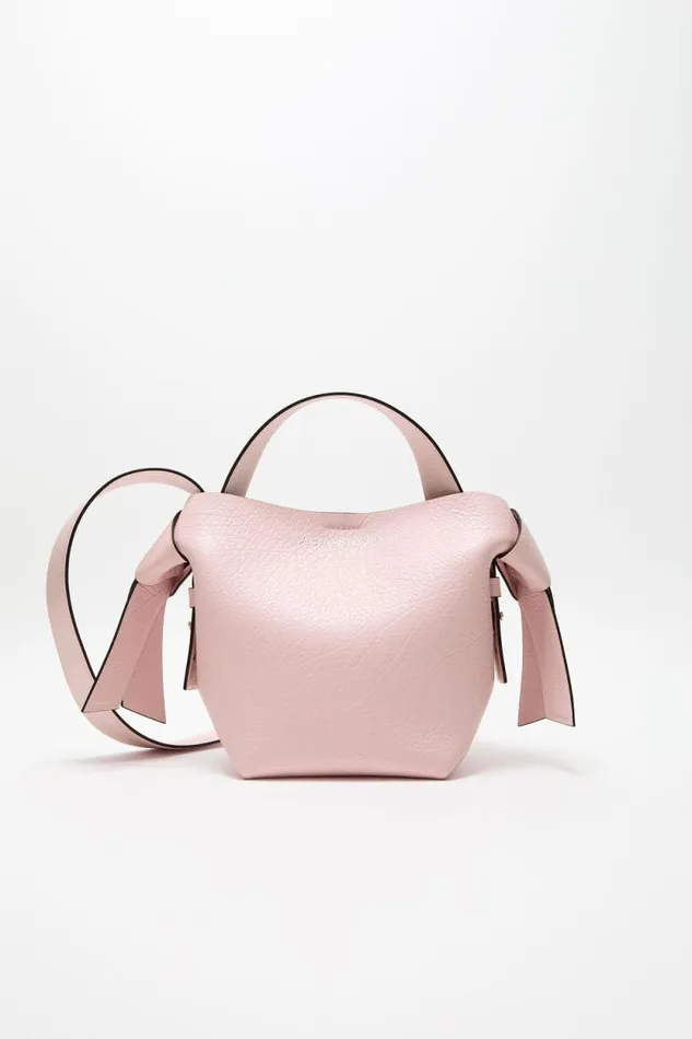 Acne Studios Musubi Mini Shoulder Bag Powder Pink Woman Bags