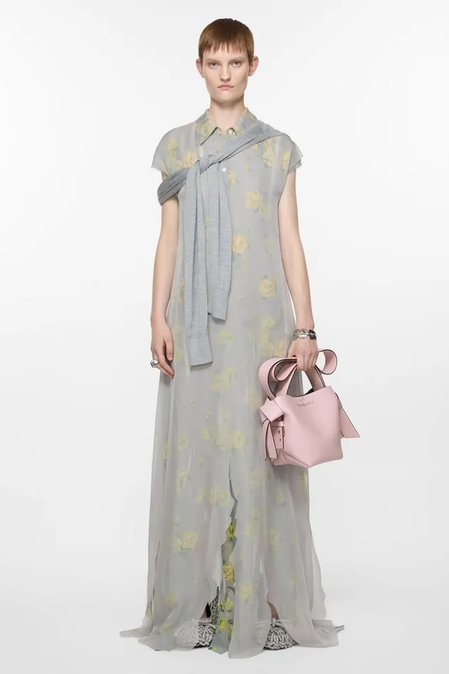 Acne Studios Musubi Mini Shoulder Bag Powder Pink Woman Bags