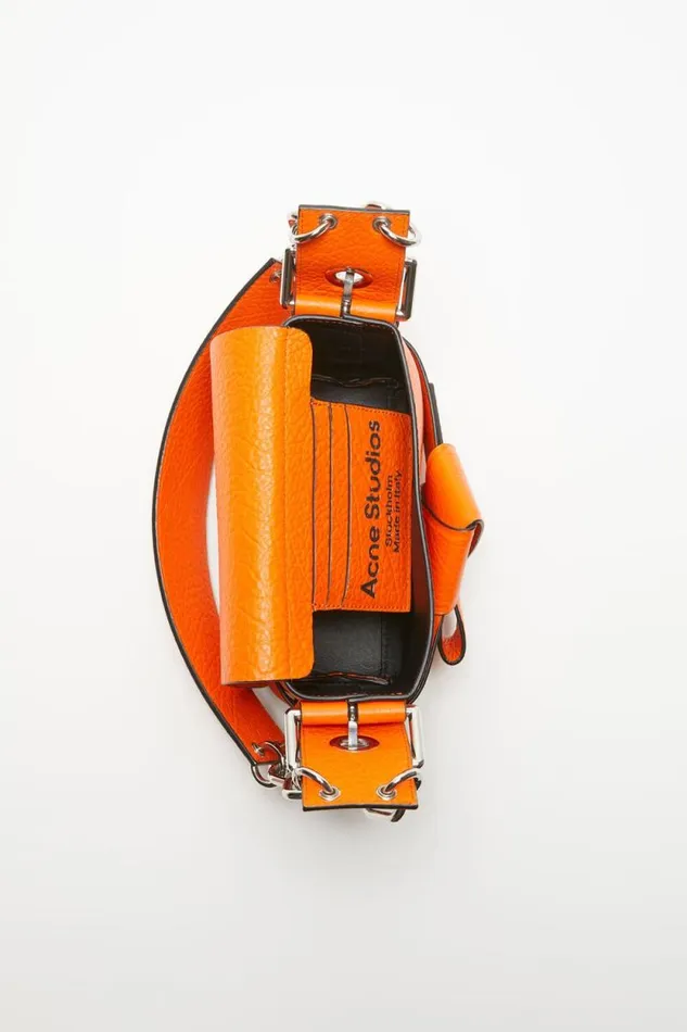 Acne Studios Musubi Shoulder Bag Bright Orange Woman Bags
