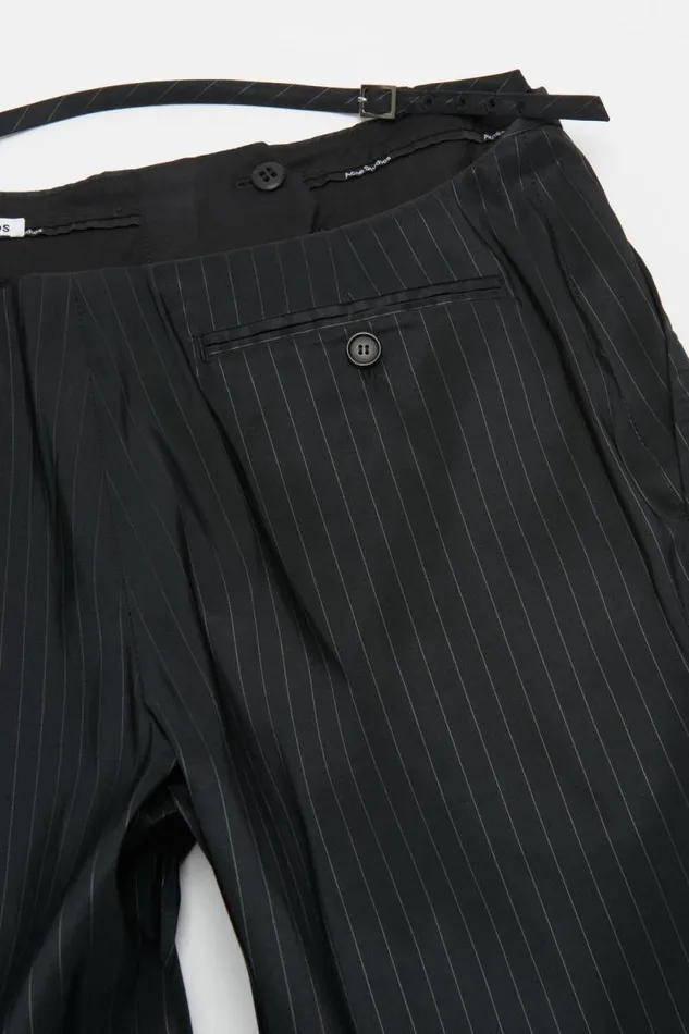 Acne Studios Pinstripe Tailored Trousers Black Woman Trousers