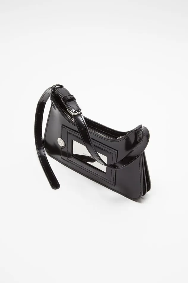 Acne Studios Platt Micro Shoulder Bag Black Woman Bags