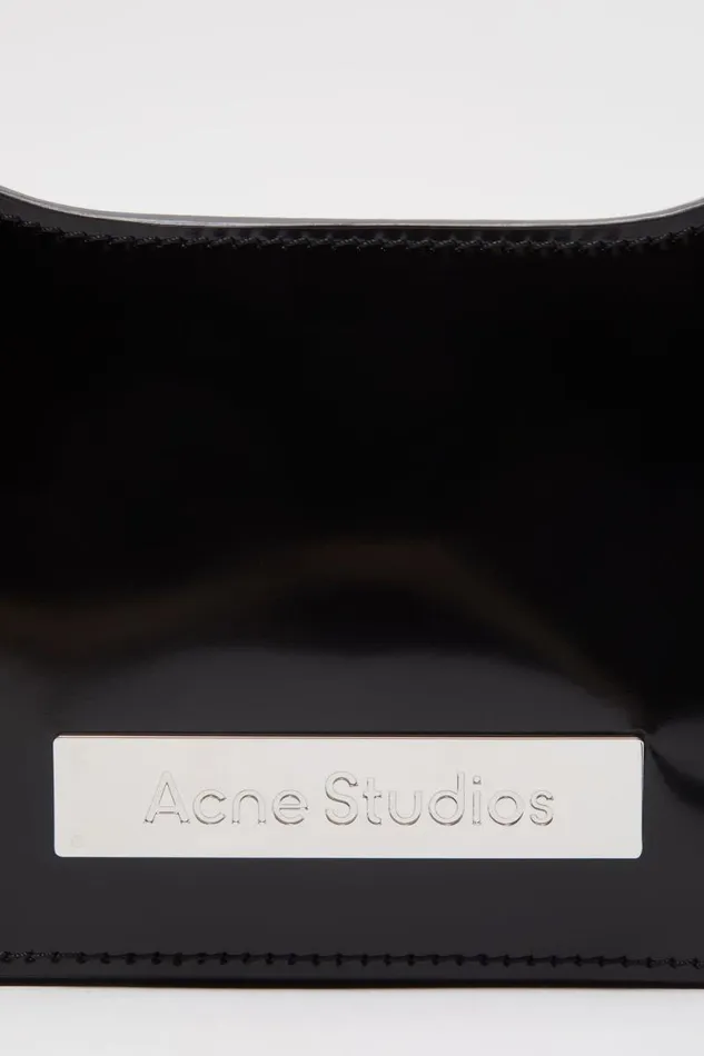 Acne Studios Platt Micro Shoulder Bag Black Woman Bags