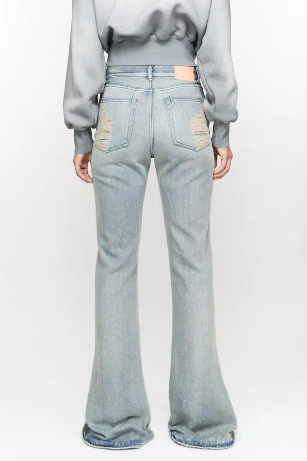 Acne Studios Regular Fit Jeans 8211 2024F Mid Blue Woman Jeans