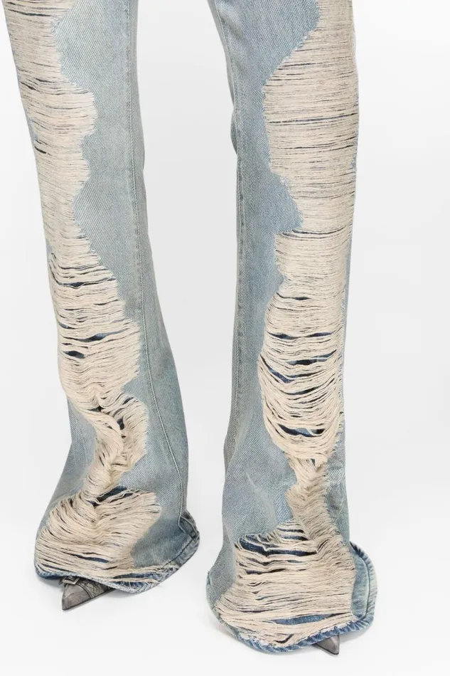 Acne Studios Regular Fit Jeans 8211 2024F Mid Blue Woman Jeans