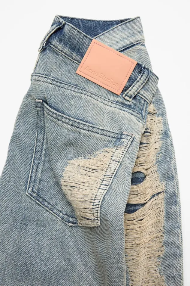 Acne Studios Regular Fit Jeans 8211 2024F Mid Blue Woman Jeans