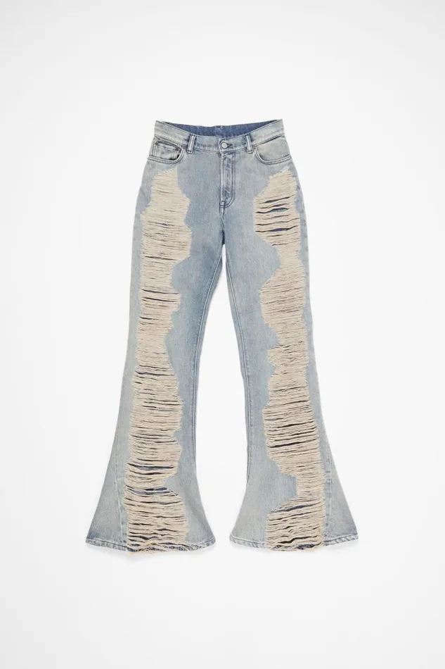 Acne Studios Regular Fit Jeans 8211 2024F Mid Blue Woman Jeans