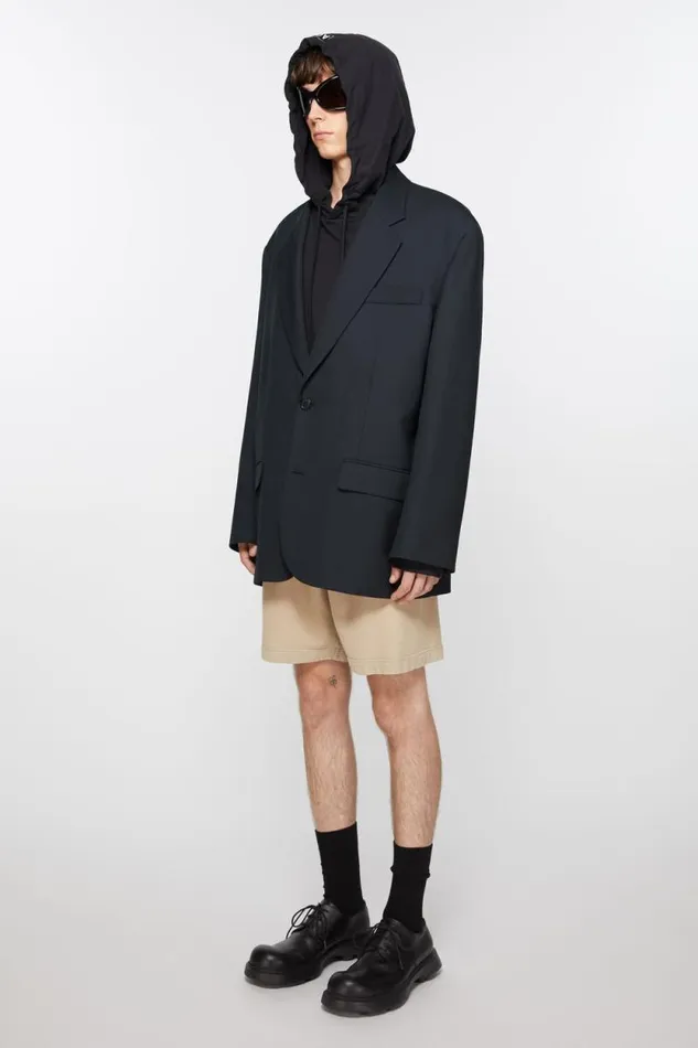 Acne Studios Relaxed Fit Suit Jacket Dark Navy Man Suit Jackets