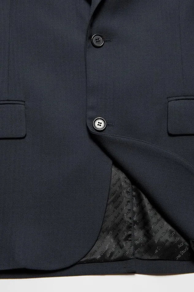 Acne Studios Relaxed Fit Suit Jacket Dark Navy Man Suit Jackets