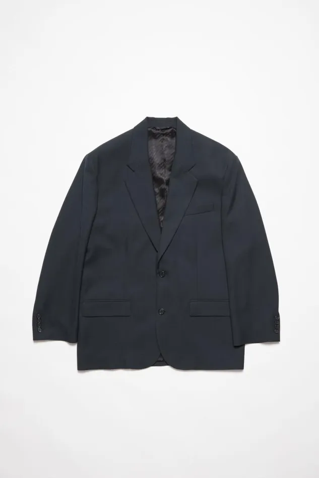 Acne Studios Relaxed Fit Suit Jacket Dark Navy Man Suit Jackets