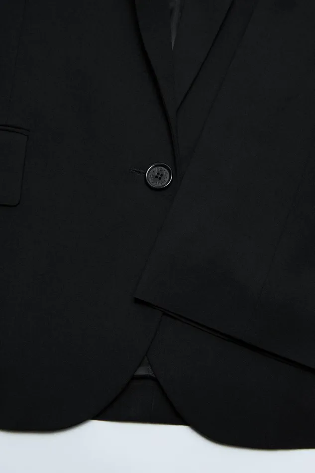 Acne Studios Singlebreasted Jacket 8211 Regular Fit Black Woman Suit Jackets