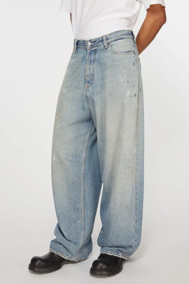 Acne Studios Super Baggy Fit Jeans 8211 2023M Light Blue Man Jeans