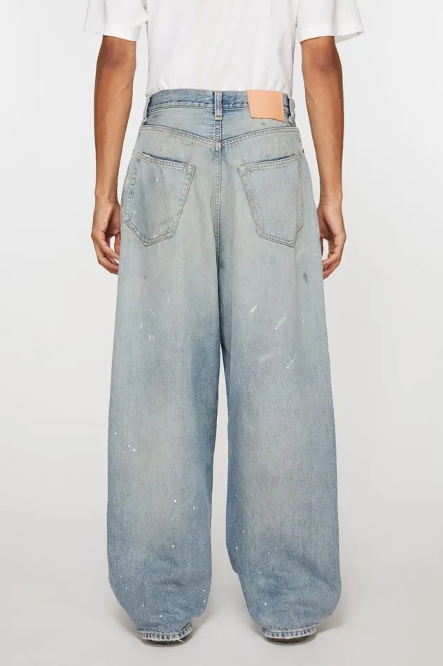 Acne Studios Super Baggy Fit Jeans 8211 2023M Light Blue Man Jeans