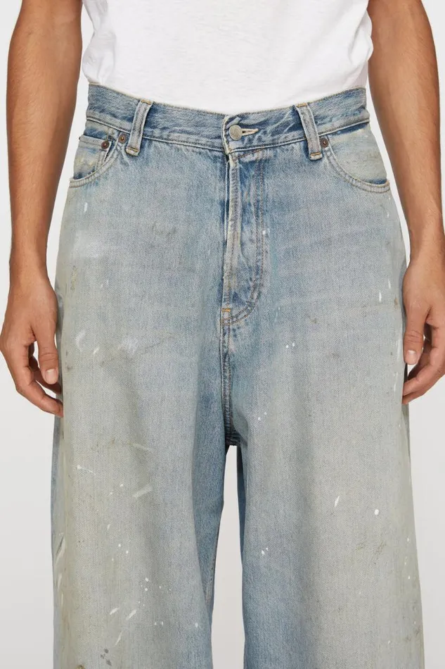 Acne Studios Super Baggy Fit Jeans 8211 2023M Light Blue Man Jeans