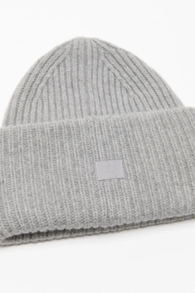 Acne Studios Wool Beanie Acne Studios X Moomin Light Grey Melange Man Hats