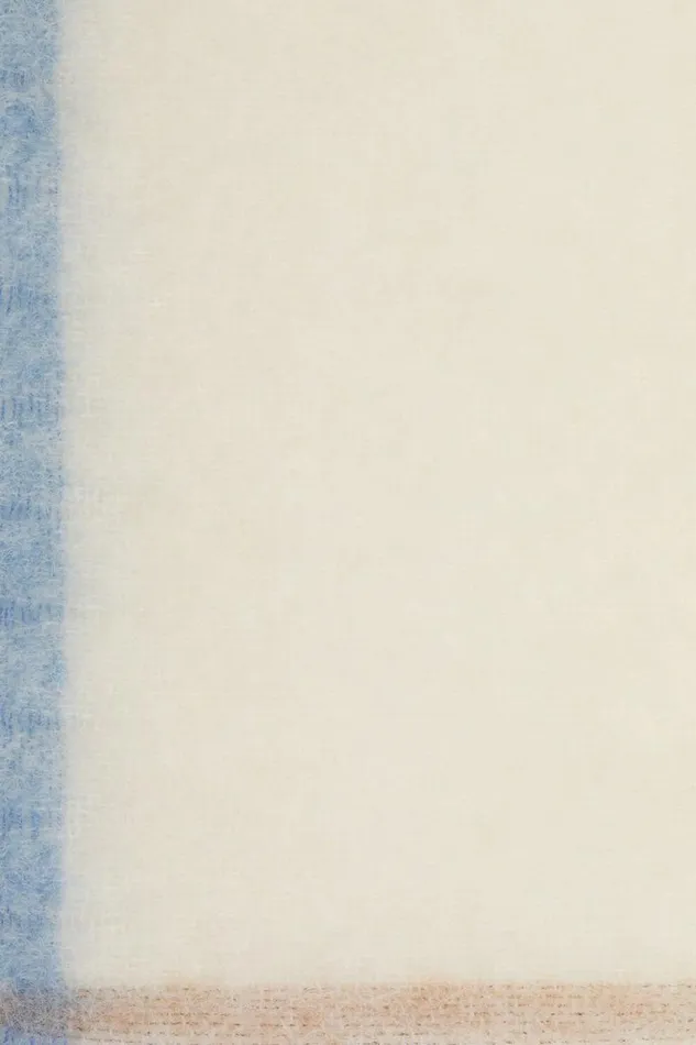 Acne Studios Wool Mohair Scarf 8211 Narrow White Man Scarves