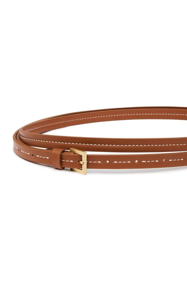 Aje Belts Synergy Wrap Belt Almond Beige 8211 Women Aje Belts Synergy Wrap Belt Almond Beige 8211 Women