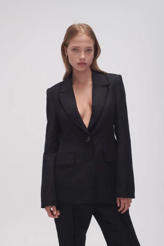 Aje Blazers Jackets and Coats Surrounding Blazer Black 8211 Women