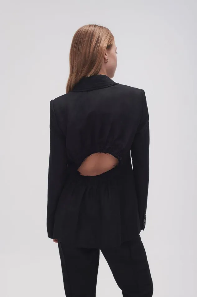 Aje Blazers Jackets and Coats Surrounding Blazer Black 8211 Women