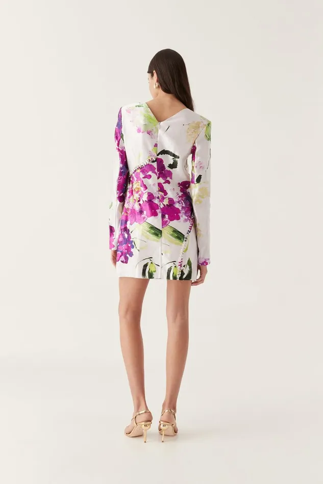 Aje Dresses Arbour Whipstitch Mini Dress Wild Hydrangea 8211 Women