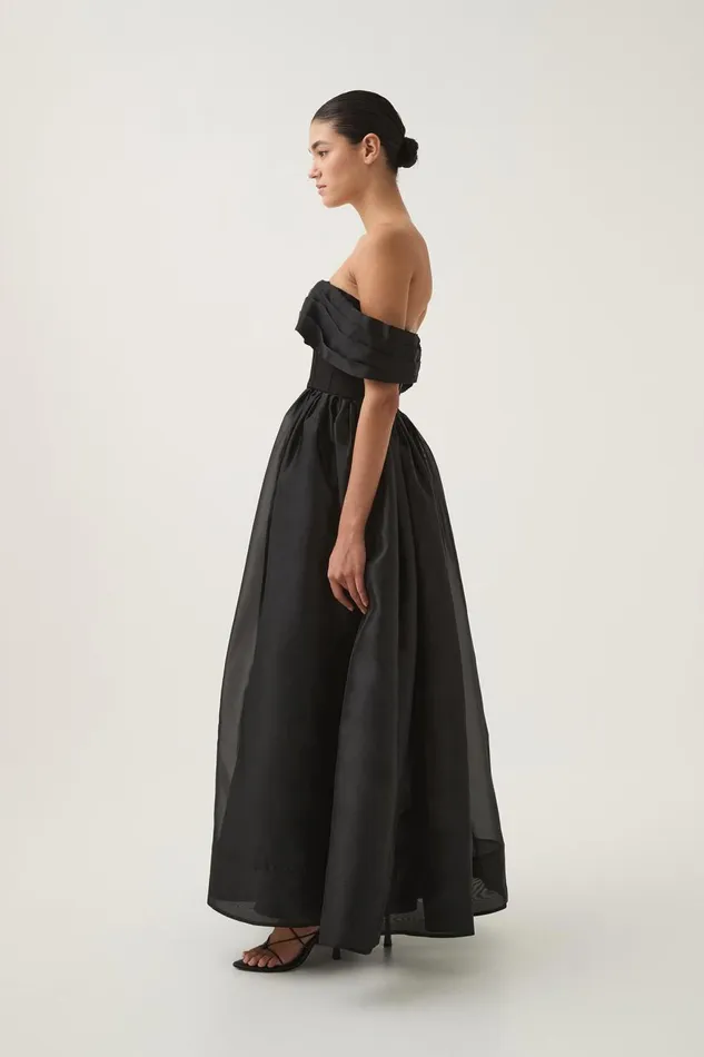 Aje Dresses Cordelia Corseted Maxi Dress Black 8211 Women Aje Dresses Cordelia Corseted Maxi Dress Black 8211 Women