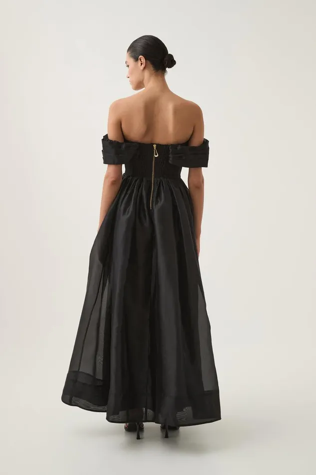 Aje Dresses Cordelia Corseted Maxi Dress Black 8211 Women Aje Dresses Cordelia Corseted Maxi Dress Black 8211 Women