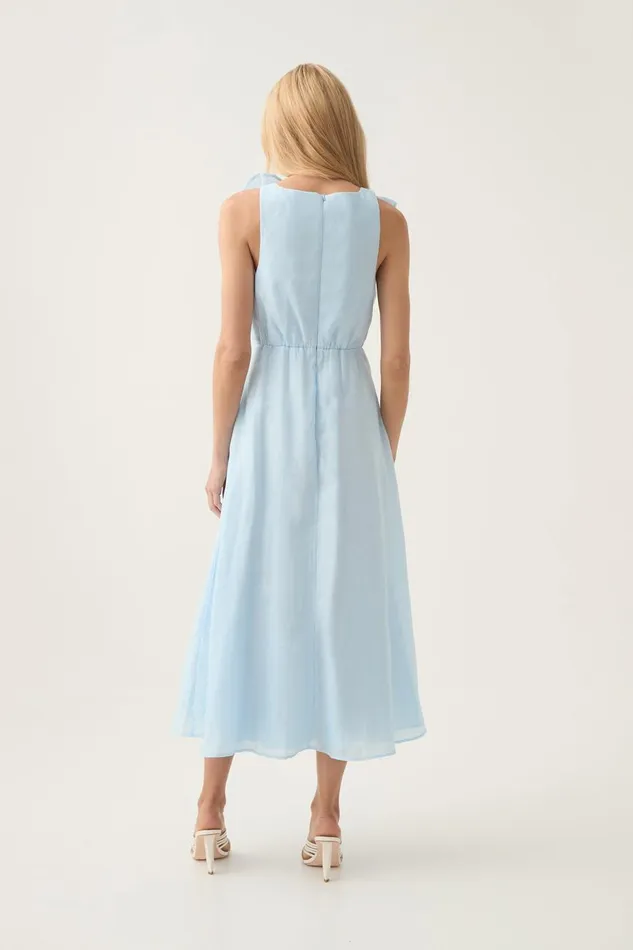 Aje Dresses Genesis Midi Dress Sea Breeze 8211 Women Aje Dresses Genesis Midi Dress Sea Breeze 8211 Women