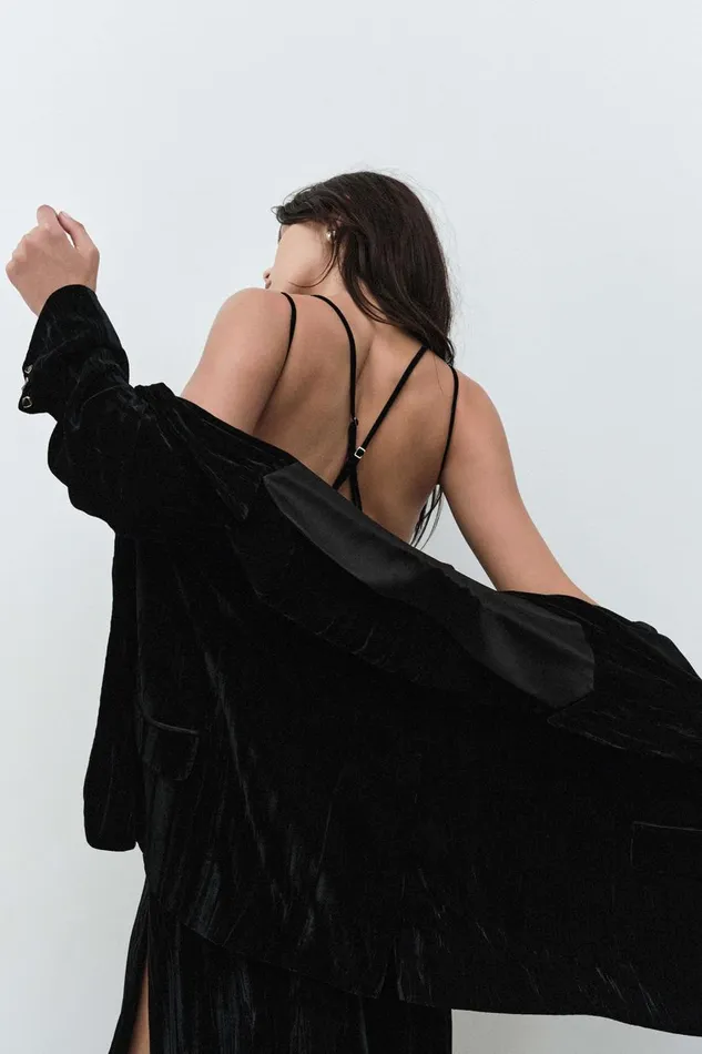Aje Dresses Moonbow Velvet Maxi Dress Black 8211 Women Aje Dresses Moonbow Velvet Maxi Dress Black 8211 Women