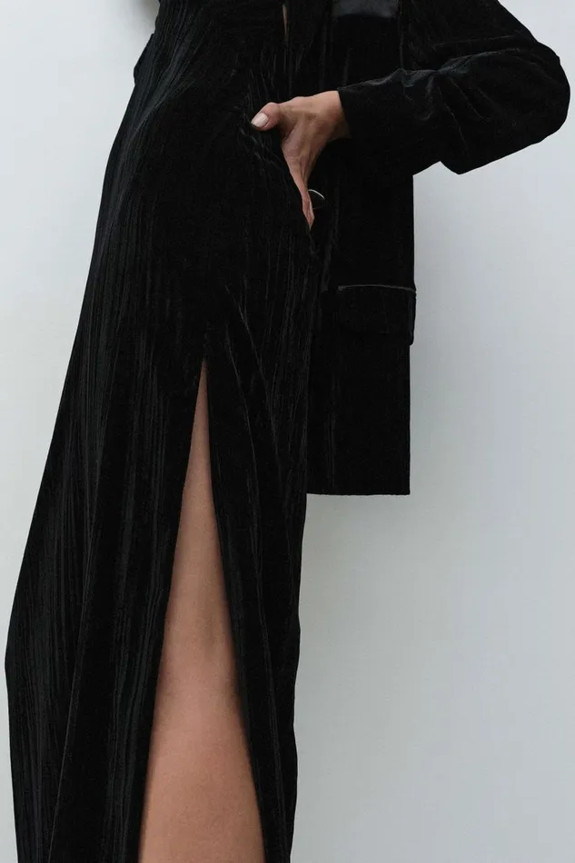 Aje Dresses Moonbow Velvet Maxi Dress Black 8211 Women Aje Dresses Moonbow Velvet Maxi Dress Black 8211 Women