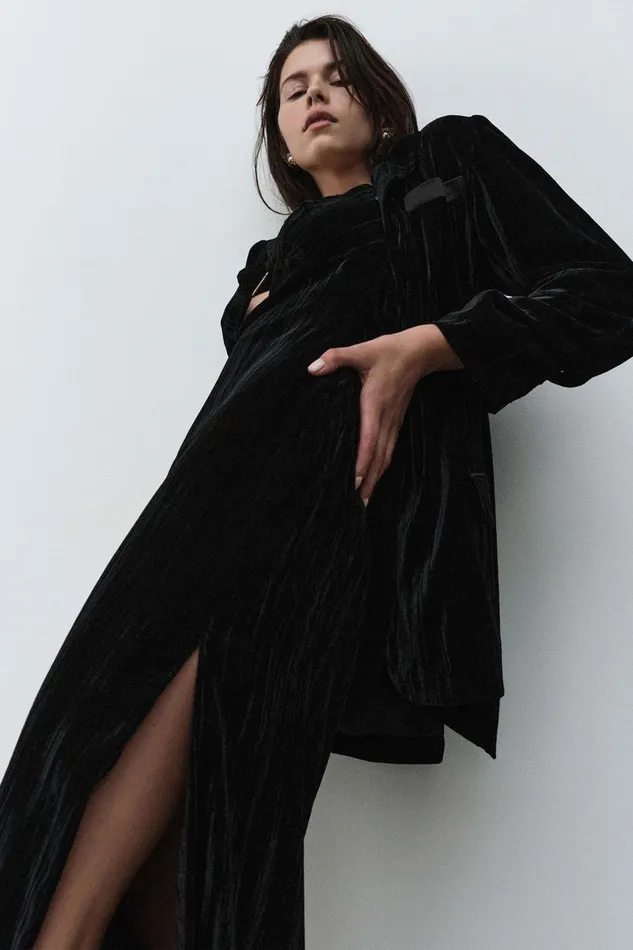 Aje Dresses Moonbow Velvet Maxi Dress Black 8211 Women Aje Dresses Moonbow Velvet Maxi Dress Black 8211 Women